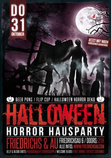 HALLOWEEN HORROR HAUSPARTY - Ulms gruseligste Studentenparty zu Halloween!